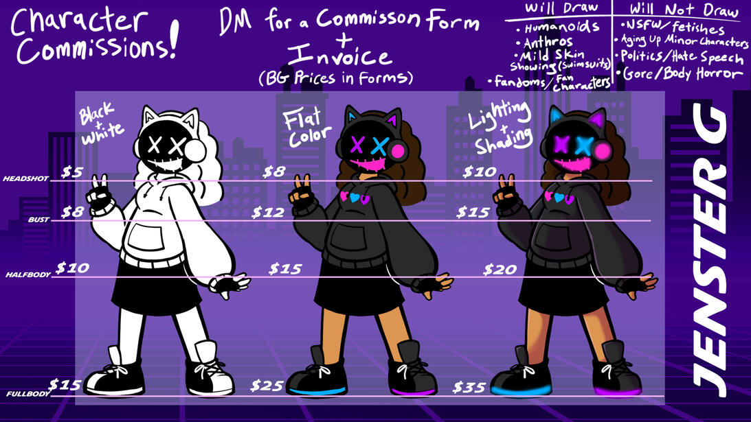 Commission Sheet